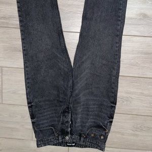 Zara straight black jeans